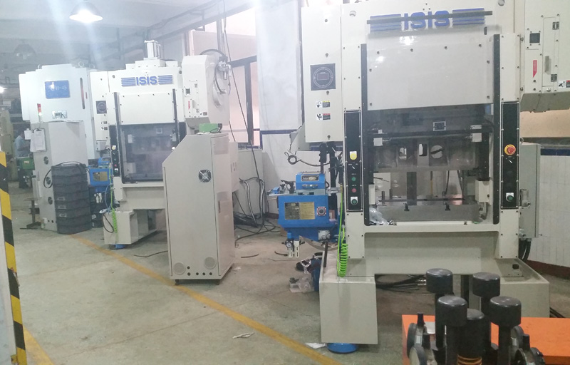 Japan ISIS punching machine with JoeSure high-speed gripper feeder